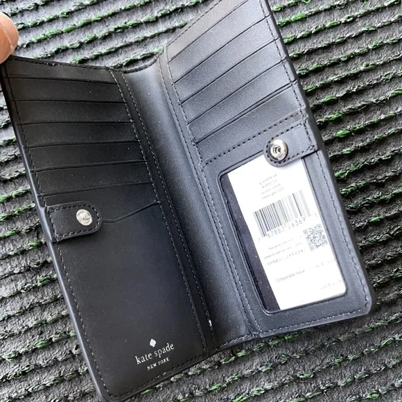 Kate Spade Staci Colorblock Large Slim Bifold Wallet - Picture 8 of 16